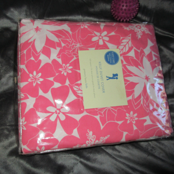 POTTERY BARN DUVET FULL QUEEN NEW KELLY FLORAL - Picture 5 of 5